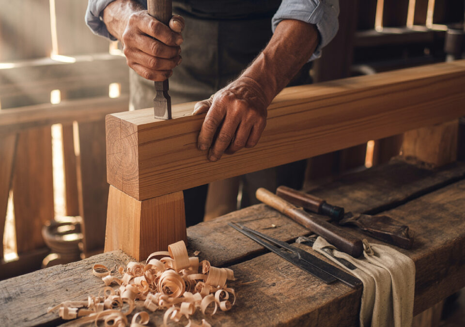 Die Kunst des traditionellen Zimmerhandwerks: Ein Einblick in vergessene Techniken