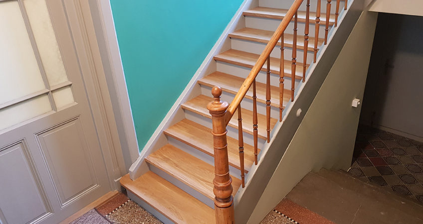 Denkmalgeschütztes Haus: Sanierung Treppe